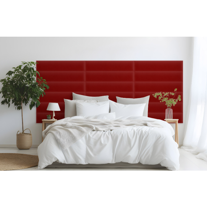 Polsterpaneel Magic Velvet Granatrot